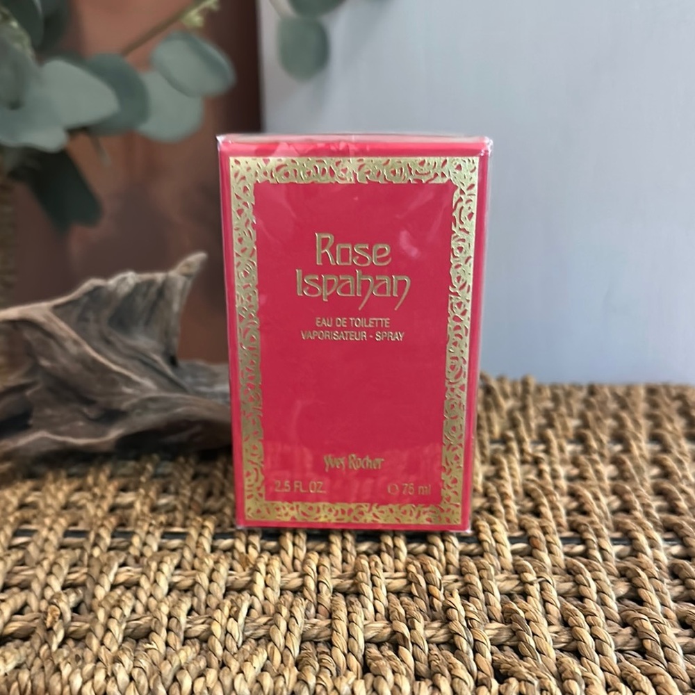 New Yves Rocher Rose Ispahan Eau de Toilette 2.5 FL. Oz. made in France perfume